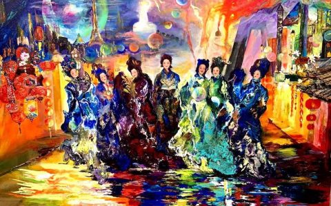 画家黄彬彬受邀参展法国大皇宫艺术财富沙龙展