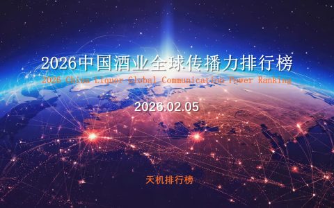 2026中国酒业全球传播力排行榜（Top 50）